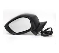 Complete Wing Mirrors Side Mirror Assembly For Civic 2022 2023 Blind Spot Heated Mirror Lens Cover Cap 7pins Power Glass Car Accessories Car Wing Door Side Mirrors Assy(Black L)