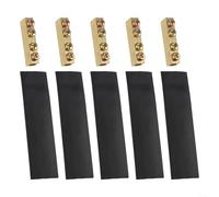 Complete Wiring Connector Kit with 5 Copper Pillar Terminals Designed for Secure Electrical Connections at 1000V Ratings (B)