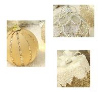 Complete Your Celebration Setup with 18PCS Decorative Balls for the For Holidays (Gold)
