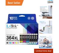 Complete Your Printing Needs: HP364 XL 10-Pack Combo - Black & Color Cartridges