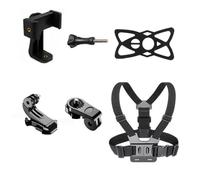 Completely Action Camera Set Chest Mount Harness for Camera Phone Clip Perfect for Capturing Outdoor Activity Chest Mount