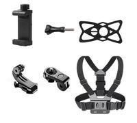 Completely Action Camera Set Chest Mount Harness for Camera Phone Clip Perfect for Capturing Outdoor Activity Chest Mount