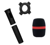 Completely Microphone Covers Protections Set With Sponge Windshield &Slip Resistant Handle Sleeve Long Last Performances Microphone Windshield