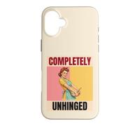 Completely Unhinged Retro Housewife Baking Cook Case for iPhone 16 Plus