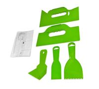 Completes Set of 5 Lightweight Putty Scraper Spatula for Wall Paper Repairs Spackling Taping Trimming Plastering