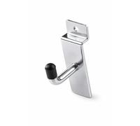 CompleteShopfittings 100x Slatwall Hooks 1 Inch - Single Prong Chrome Slatboard Display Hooks - Heavy Duty Retail Shop Wall Mount Accessories