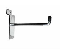 CompleteShopfittings 100x Slatwall Hooks Accessory Single Prong Shop Display (4 INCH)