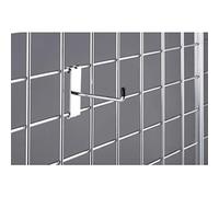 CompleteShopfittings 20x WallMesh Heavy Duty Hooks Accessory Single Prong Shop Gridmesh Display(4 Inch)
