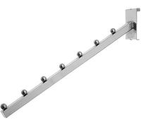 CompleteShopfittings 7 Ball Sloping Display Arm for Gridwall Mesh