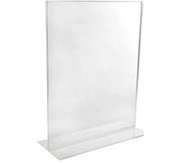 CompleteShopfittings A5 ACRYLIC DOUBLE SIDED FREESTANDING POSTER HOLDER (5)