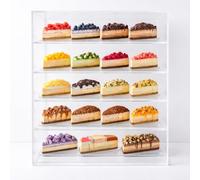 CompleteShopfittings Acrylic Bakery Pastry Display Case Stand Cabinet Cakes Donuts Cupcakes Pastries (6-TIER)