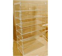 CompleteShopfittings Acrylic Bakery Pastry Display Case Stand Cabinet Cakes Donuts Cupcakes Pastries (7-TIER)