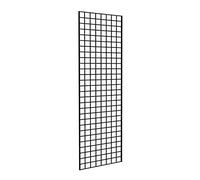 CompleteShopfittings Black Super Heavy Duty Grid Mesh Display Wall Panel Retail Shop Display-7ft High x 2ft Wide-1 Panel