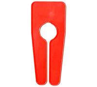 CompleteShopfittings GARMENT CLOTHES RAIL DIVIDERS PLAIN COLORS, SIZE (5 X RED)
