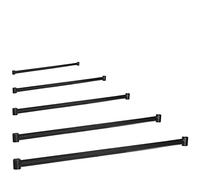 CompleteShopfittings Heavy Duty Center Bar Garment Clothes Black Rails Sizes - 2ft 3ft 4ft 5ft 6ft (4 FEET CENTER BAR ONLY)