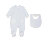 Completo Celeste in Jersey di Cotone - male - Emporio Armani - Kids Sets - Blue - 1 M - Kids 1 M