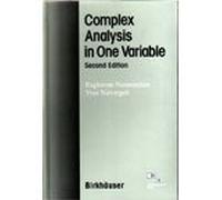 Complex Analysis In One Variable, 2Nd Edition