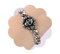 Complex Gothic Style Bracelet, Bold Design, Unique Jewelry, a Choice For Retro Aesthetics, Avant-Garde Men's Accessory, Eye-Catching Art, Timeless Style, Universal Size, Stainless Steel, No Gemstone