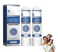 Complex Men's Nasal Inhaler, Natural Nasal Inhaler Stick, Restores Energy and Vitality, Provides Everyday Comfort (2PCS)