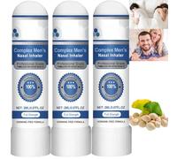 Complex Men's Nasal Inhaler Stick,Nasal Inhaler,Inhalation for The Nose,Na/sal Inhaler,Pros/Tate Wellness NASA/l Inhal/er,Natural N/asal in/Haler Stick for Protate Wellness,Pros/Tate Na/sal Inh/aler