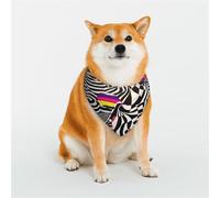 Complex Psychedelic patterns1 Pet Scarf Stylish Triangle Bid Scarf Bandana Pet Accessory,Washable Pet Kerchief for Girl Boy Dogs or Cats Large