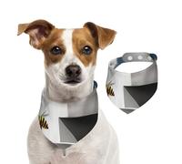 Complex wasp Pet Scarf Dog Bandanas Spring Summer Soft Cotton Puppy Scarfs Adjustable Accessories for Small Medium Large Girl Boy Pup Large