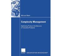 Complexity Management: Optimizing Product Architecture of Industrial Products