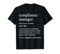 Compliance Manager Funny Dictionary Definition T-Shirt