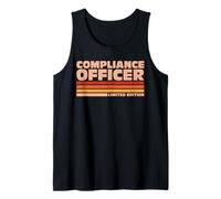 Compliance Officer Retro Sunrise Tank Top
