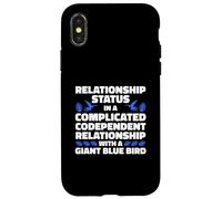 Complicated Relationship With A Giant Blue Bird Humor Case for iPhone X/XS