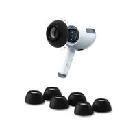 Comply 3.0 Premium Foam Earplugs, Compatible with Apple AirPods Pro Gen 1 & 2, Mixed Size (S/M/L), New Limited Edition, Phantom Black, 3 Pairs, Superior Noise Isolation, Made in The USA