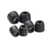 Comply 500 Core Series Memory Foam Replacement IEM Ear Tips, Black (S/M/L) | 3 Pairs, TechDefender, for KZ, Moondrop, FiiO Sennheiser & More, Superior Noise Isolation, Ultimate Comfort, Secure Fit