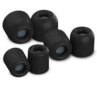 Comply Sport Pro Sx-600 Memory Foam Earphone Tips with SweatGuard, Black, Assorted S, M, L, 3 Pairs, Secure Fit Replacement Earbud Tip for Active Lifestyle