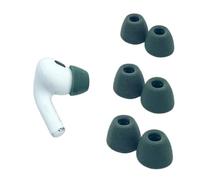 Comply Foam Ear Tips for Apple AirPods Pro Generation 1 & 2, Assorted S, M & L, Pine Green, 3 Pairs - Ultimate Comfort, Unshakeable Fit, Memory Foam Earbud Replacement Tips, Made in The USA