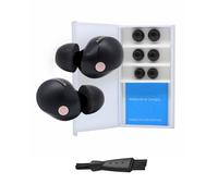 Comply Foam New TrueGrip Premium Memory Foam Ear Tips for All Sony TrueWireless Earbuds, Medium, Black 3-Pairs - Superior Noise Isolation, Increased Comfort, Secure Fit w/Cleaning Tool
