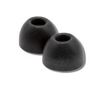 Comply Foam TrueGrip Pro Tips Compatible with Jabra 75t/65t. Comfortable. Clicks on. Stays Put. Noise Isolating. Fits in Charing Case (Assorted, 3 Pairs), Black (38-17204-11)