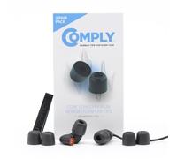 Comply Isolation Noise Cancelling Memory Foam Earphone Tips for BandO Play, MEE Audio M6 Pro, Ultimate Ears, Xioami Mi Hybrid and More, Premium Replacement Noise Reducing Earbud Tips T-200 (Small) - Black, 3 Pair