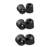 Comply Isolation Noise Cancelling Memory Foam Earphone Tips for Sennheiser HD1 Momentum MIE2, IE 800 S, CX 3.00, 5.00 and 7.00BT, Replacement Earbud Tips, (Small/Medium/Large 3 Pairs)