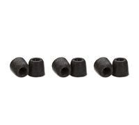 Comply Isolation Plus Noise Cancelling Memory Foam Earphone Tips for Audio-Technical, Bose Quiet Comfort 20, Denon, JVC, RHA, Sound MAGIC and More, Replacement Secure Fit Earbud Tips, Tx-400 (Small) - Black, 3 Pair