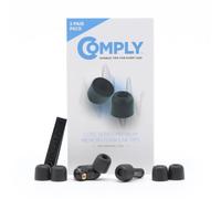 Comply Isolation Plus Noise Cancelling Memory Foam Earphone Tips for Etymotic, Klipsch, Shure, Westone, LG HBS-1100 and More, Premium Replacement Noise Reducing Earbud Tips, Tx-100 (Medium, 3 Pairs)