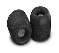 Comply Isolation Plus Noise Cancelling Memory Foam Earphone Tips for Sony, Tx-200 Premium Replacement Noise Reducing Earbud Tips with WaxGuard, Comfortable Secure Fit (Medium, 3 Pairs), Black