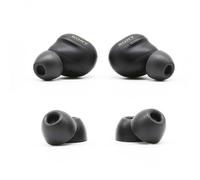 Comply Memory Foam Replacement Ear Tips, Black, Medium 3 Pairs