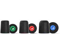 Comply P-Series Memory Foam Replacement Ear Tips, Black (S/M/L) (3 Pairs)