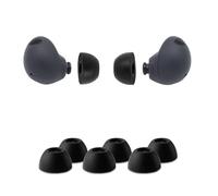 COMPLY Premium Foam Ear Plugs Compatible with Samsung Galaxy Buds2 Pro, Size S/M/L, New 2025 Version with Cleaning Tool, Black, 3 Pairs, Made in The USA