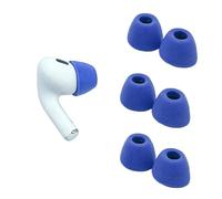 Comply TrueGrip Earplugs for Airpods Pro Gen 1 & 2, Electric Blue, Medium