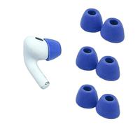 Comply TrueGrip Earplugs for Airpods Pro Gen 1 & 2, Electric Blue, Various Sizes