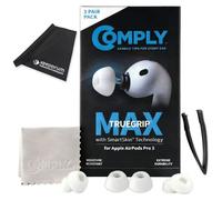 Comply TrueGrip MAX Ear Plugs for Pods Pro 3 White Size L with Keepdrum Cloth