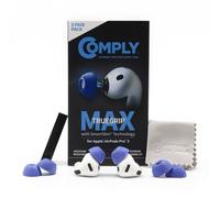 Comply TrueGrip MAX Premium Memory Foam Replacement Ear Tips | For Apple AirPods Pro Gen 3, Long Lasting Comfort, Superior Noise Isolation, Blue Medium (3 Pairs)