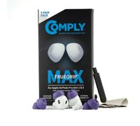 Comply TrueGrip MAX | Premium Memory Foam Replacement Earbud Tips for Apple AirPods Pro 1 & 2 | Long Lasting Comfort, MAX Durability, Secure Fit, Superior Noise Isolation| Purple (S/M/L) (3 Pairs)