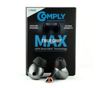 Comply TrueGrip MAX | Premium Memory Foam Replacement Earbud Tips for Samsung Galaxy Buds3 Pro | Long Lasting Comfort, MAX Durability, Secure Fit, Superior Noise Isolation | Black (Medium) (1 Pair)